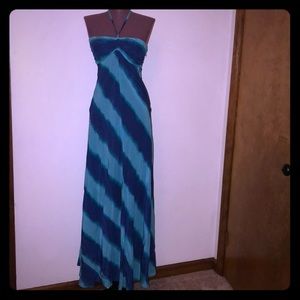 Michael Kors maxi blue dress